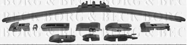 BW19F Borg & Beck Щітки склоочисника