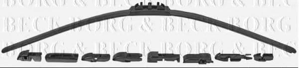 BW28F Borg & Beck Щітки склоочисника