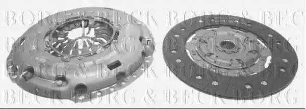 HK2391 Borg & Beck Комплект сцепления