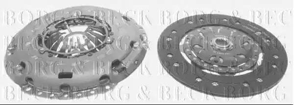 HK2512 Borg & Beck Комплект сцепления