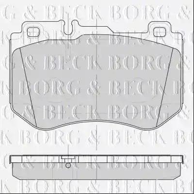 BBP2501 Borg & Beck Гальмівні колодки для Mercedes C-Class