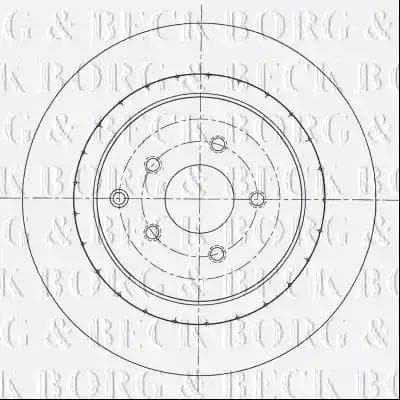 bbd6094s Borg & Beck Тормозной диск