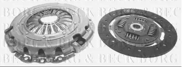 HK2060 Borg & Beck Комплект зчеплення