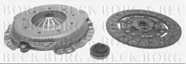 HK2087 Borg & Beck Комплект сцепления