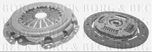 HK2128 Borg & Beck Комплект зчеплення