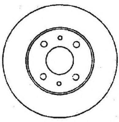 561387JC Jurid Тормозной диск