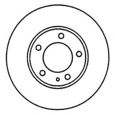 561967JC Jurid Тормозной диск