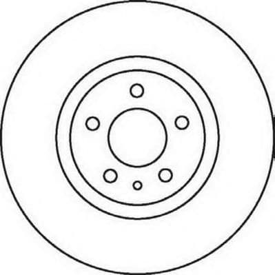 562061JC Jurid Гальмівний диск