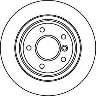 562062JC Jurid Гальмівний диск для BMW 5 Series