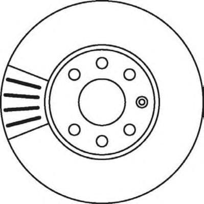 562069JC Jurid Гальмівний диск