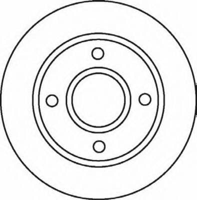 562078JC Jurid Тормозной диск