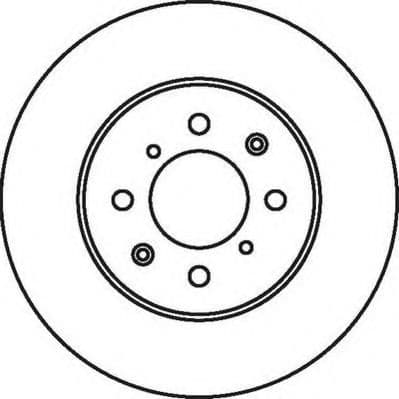 562082JC Jurid Тормозной диск