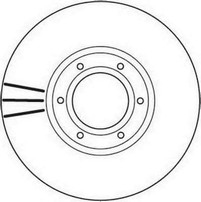 562105JC Jurid Гальмівний диск