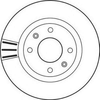 562128JC Jurid Тормозной диск