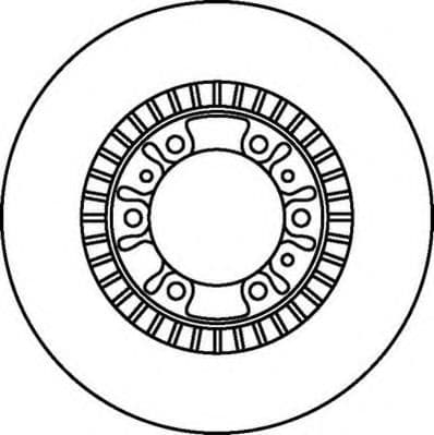 562067JC Jurid Гальмівний диск