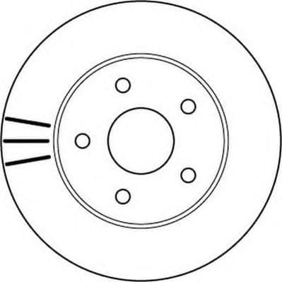 562147JC Jurid Гальмівний диск