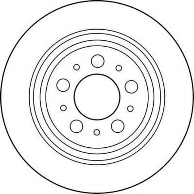 562174JC Jurid Гальмівний диск