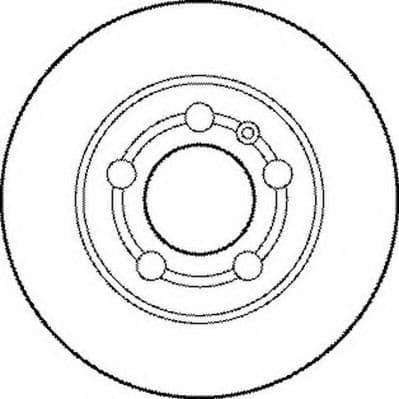 562177JC Jurid Гальмівний диск