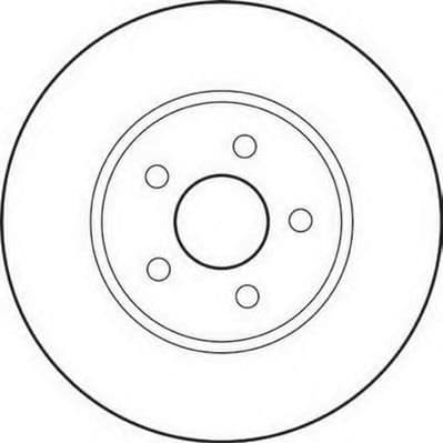 562180JC Jurid Гальмівний диск