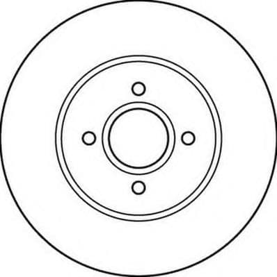 562206JC Jurid Гальмівний диск для Ford Focus