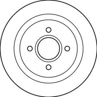 562208JC Jurid Гальмівний диск для Ford Focus