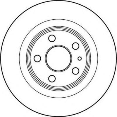 562246JC Jurid Тормозной диск