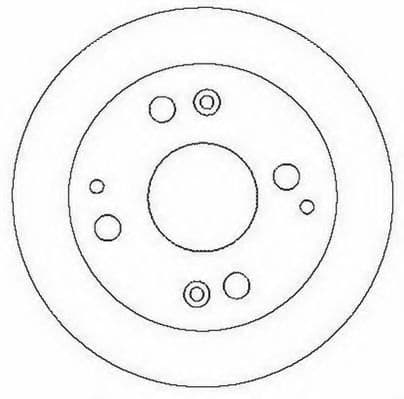 562282JC Jurid Гальмівний диск для Honda Accord