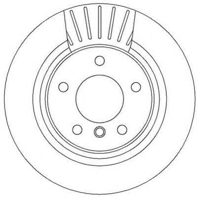 562316JC Jurid Тормозной диск