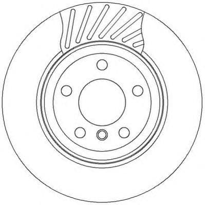 562327JC Jurid Гальмівний диск для BMW X3