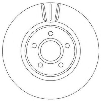 562363JC Jurid Гальмівний диск