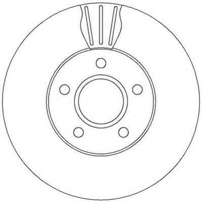 562364JC Jurid Гальмівний диск