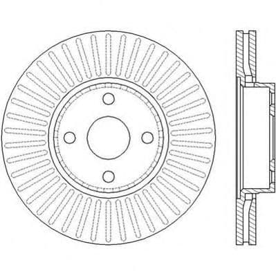 562436JC Jurid Тормозной диск