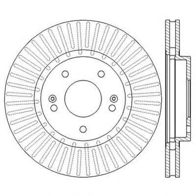 562549JC Jurid Гальмівний диск