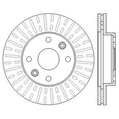 562556JC Jurid Гальмівний диск для Kia Rio
