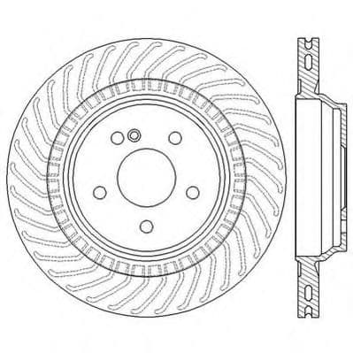 562568JC Jurid Тормозной диск