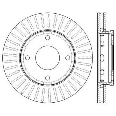 562575JC Jurid Тормозной диск