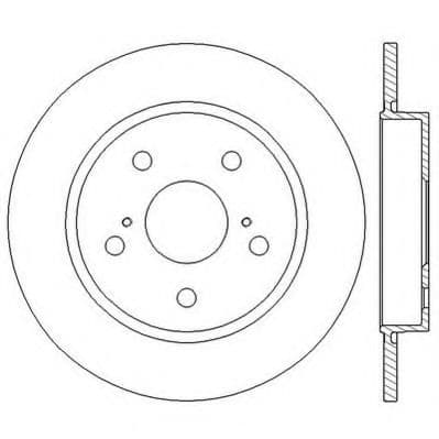 562599JC Jurid Гальмівний диск