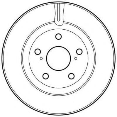 562621JC Jurid Гальмівний диск