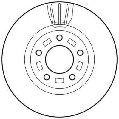 562635JC Jurid Гальмівний диск