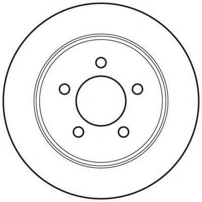 562646JC Jurid Гальмівний диск