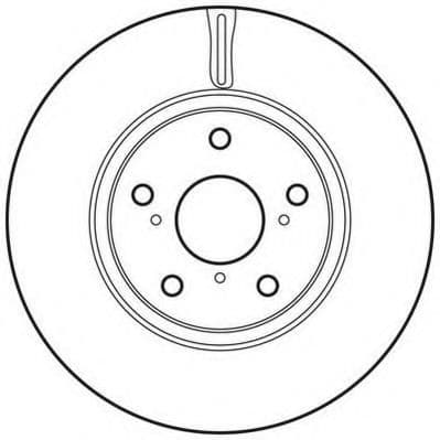 562649JC Jurid Гальмівний диск