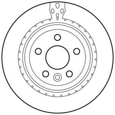 562650JC Jurid Гальмівний диск