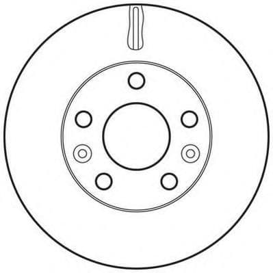 562658JC Jurid Гальмівний диск
