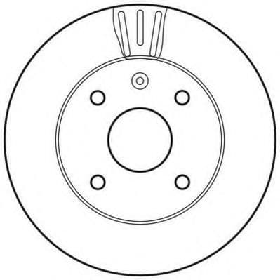 562662JC Jurid Гальмівний диск