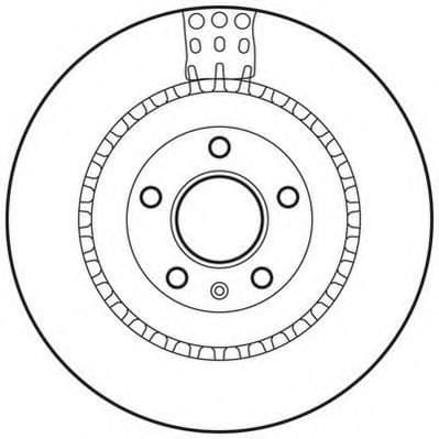 562735JC Jurid Гальмівний диск