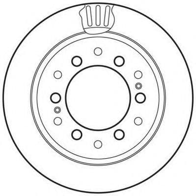 562738JC Jurid Тормозной диск