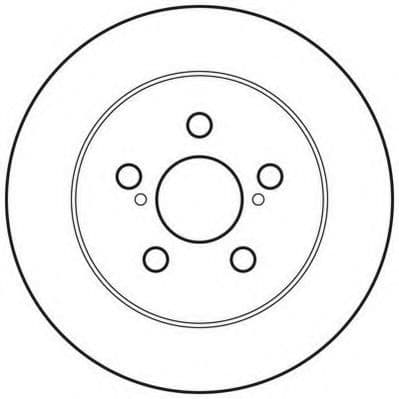 562751JC Jurid Гальмівний диск