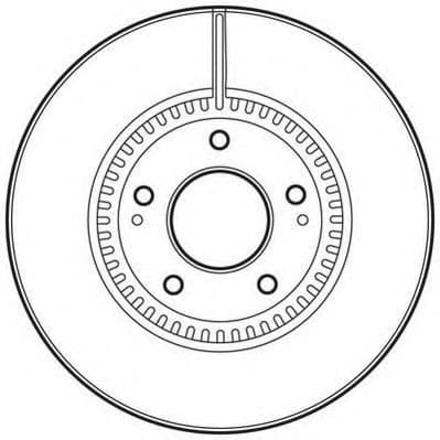562755JC Jurid Гальмівний диск