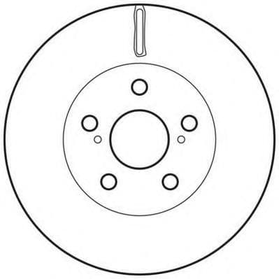 562766JC Jurid Гальмівний диск