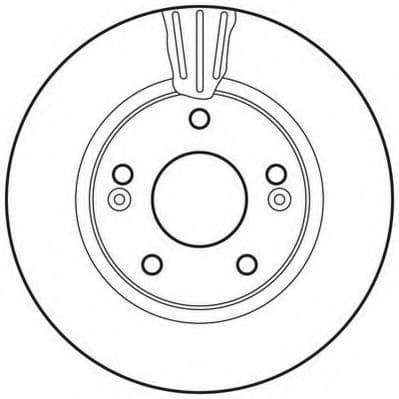 562789JC Jurid Гальмівний диск